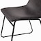 Flash Furniture 18" Dark Gray LeatherSoft Dining Chairs, 2PK ET-ER18345-18-GY-BK-GG - alternate 5